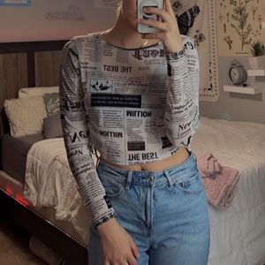 Windsor Mesh Tie Crop Top